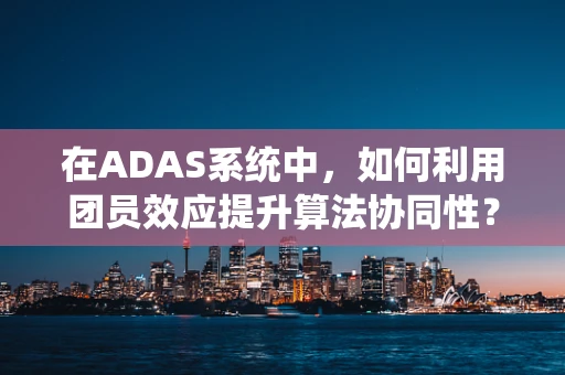 在ADAS系统中，如何利用团员效应提升算法协同性？