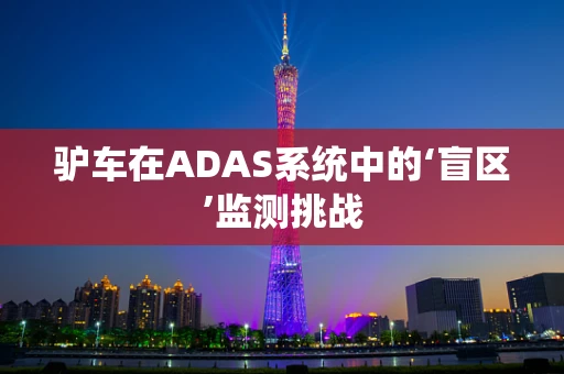 驴车在ADAS系统中的‘盲区’监测挑战