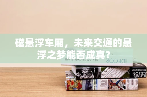 磁悬浮车厢，未来交通的悬浮之梦能否成真？