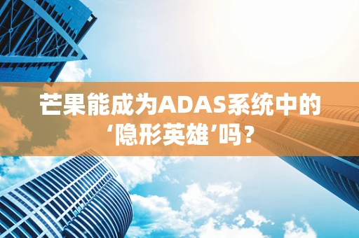 芒果能成为ADAS系统中的‘隐形英雄’吗？