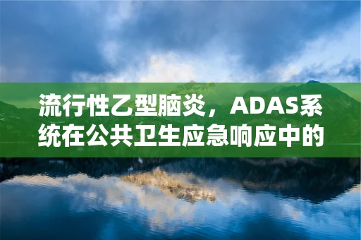 流行性乙型脑炎，ADAS系统在公共卫生应急响应中的角色与挑战？