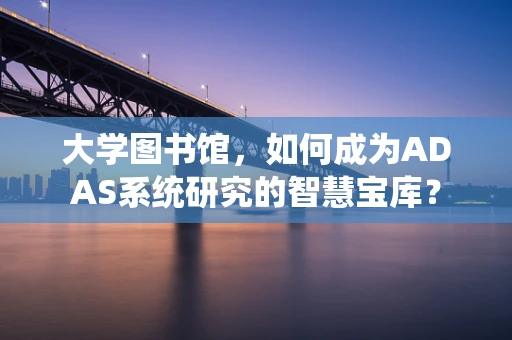大学图书馆，如何成为ADAS系统研究的智慧宝库？
