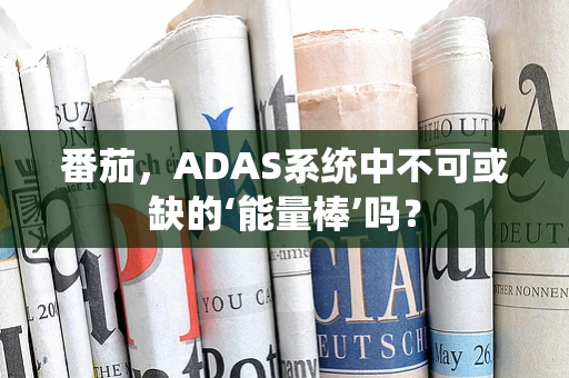 番茄，ADAS系统中不可或缺的‘能量棒’吗？