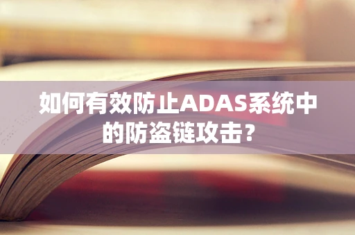 如何有效防止ADAS系统中的防盗链攻击？