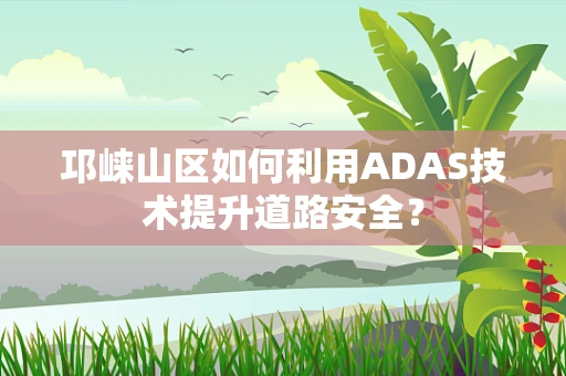 邛崃山区如何利用ADAS技术提升道路安全？