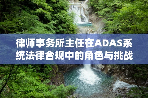 律师事务所主任在ADAS系统法律合规中的角色与挑战