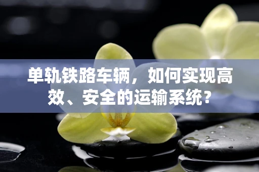 单轨铁路车辆，如何实现高效、安全的运输系统？